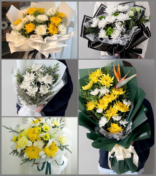上海奉贤区柘林镇临海村白事花束代送